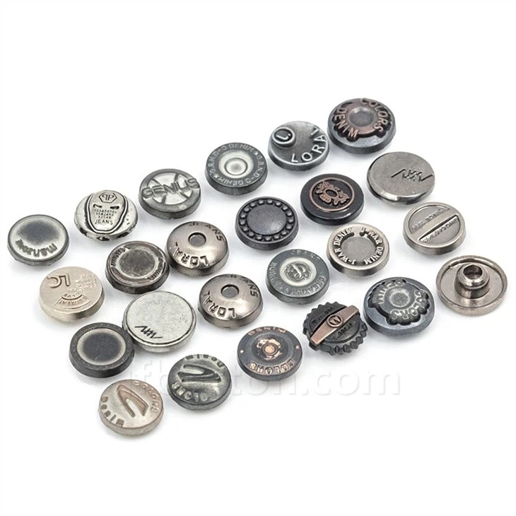 Jeans Rivets And Buttons