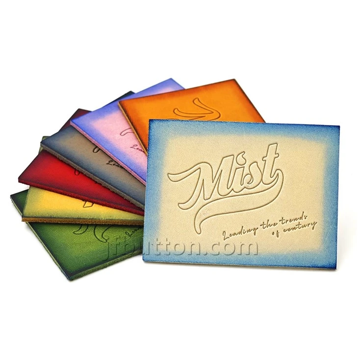 Custom Rectangle Leather Patch