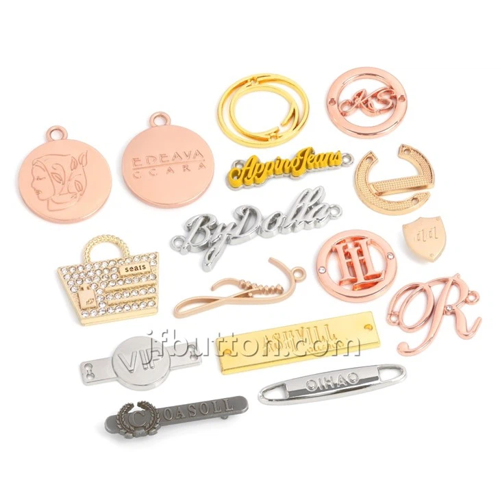 Metal Logo Plates For Clothing