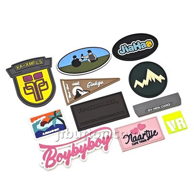 Label silikon khusus dengan nama