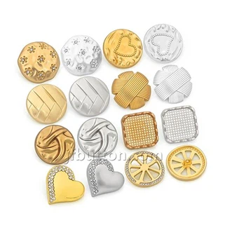 Tombol Shank Perak Dan Emas