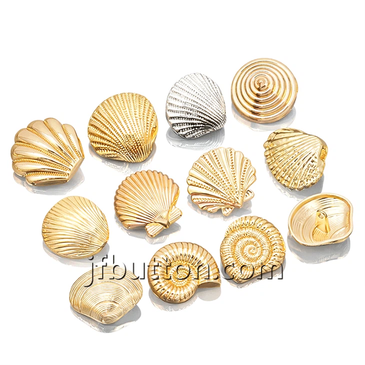 Tombol Kerang Logam