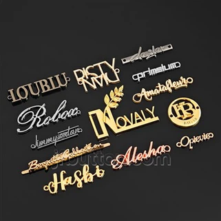 Logo Perangkat Keras Logam Tas Kustom