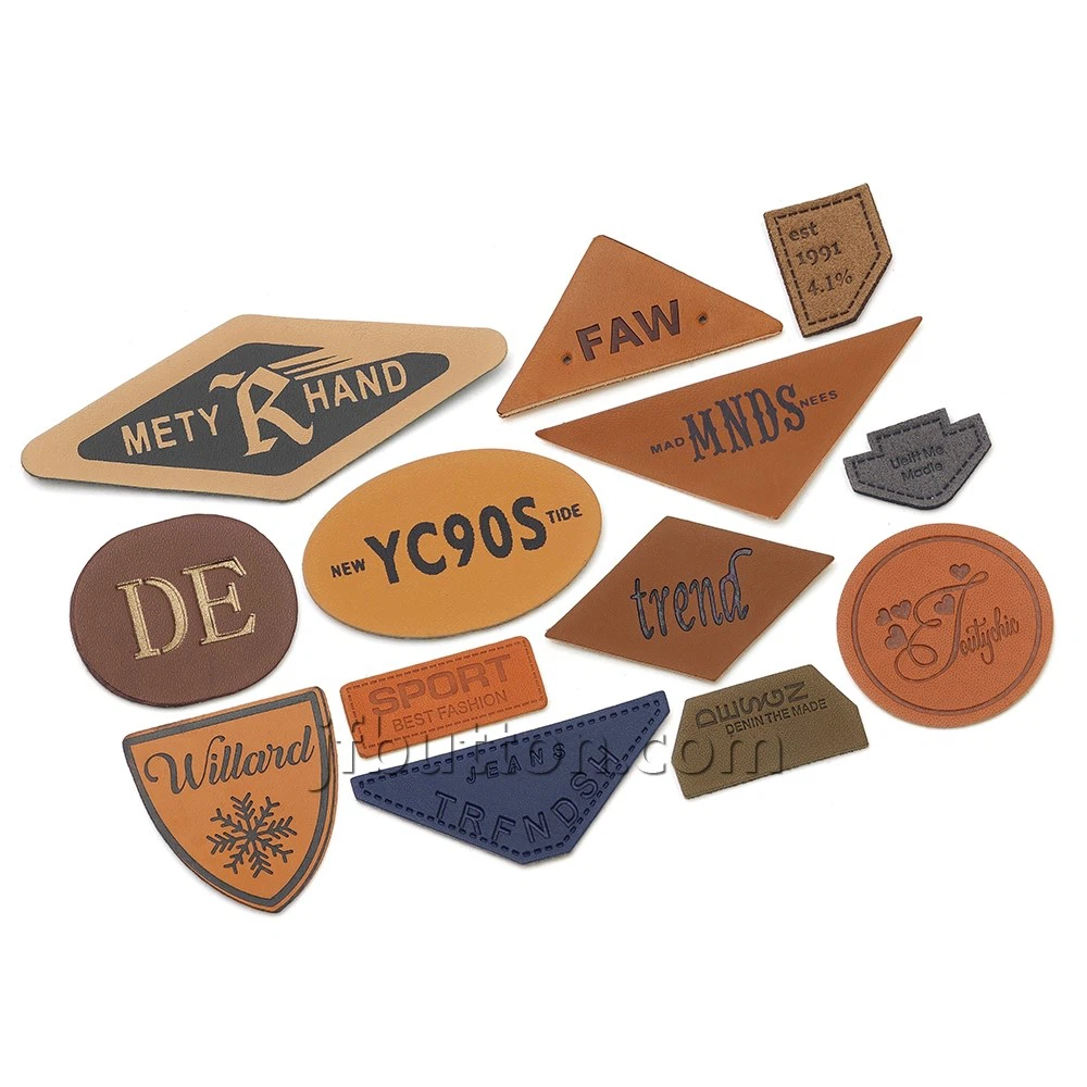 pu leather label pu leather label