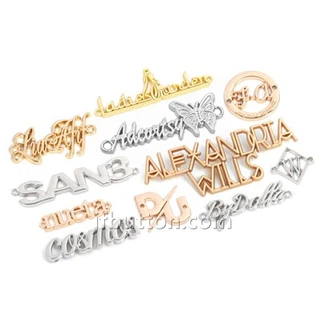 Label Tas Logam Buatan Tangan