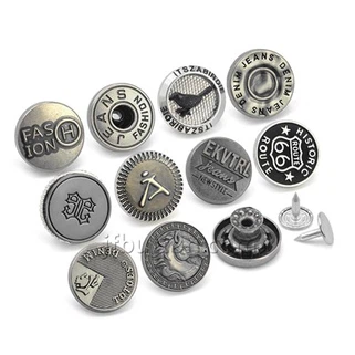 Jean Button Pin