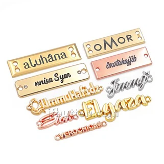 Label Pelat Logam