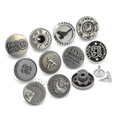 Tombol pin untuk jeans
