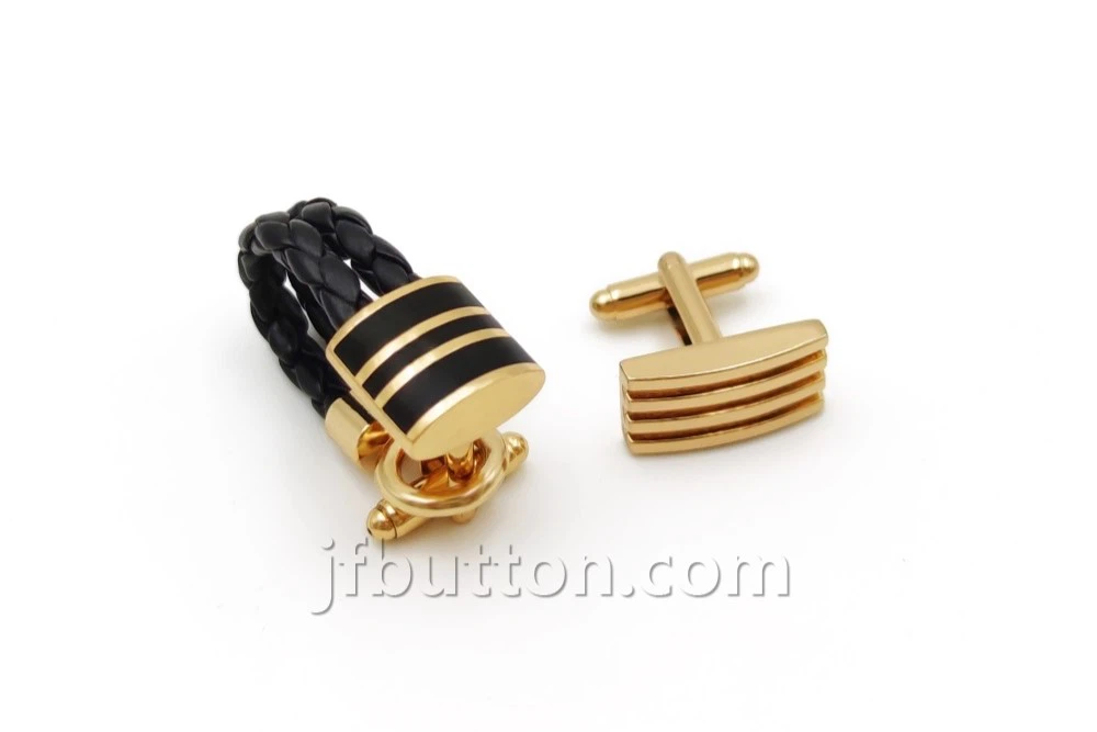 with leather chain with leather chain