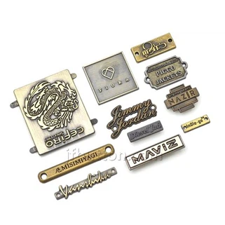 Plat Logo Logam Tas Tangan