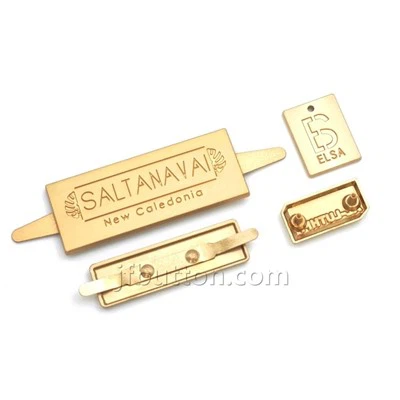 Metal Label Clothing Tags